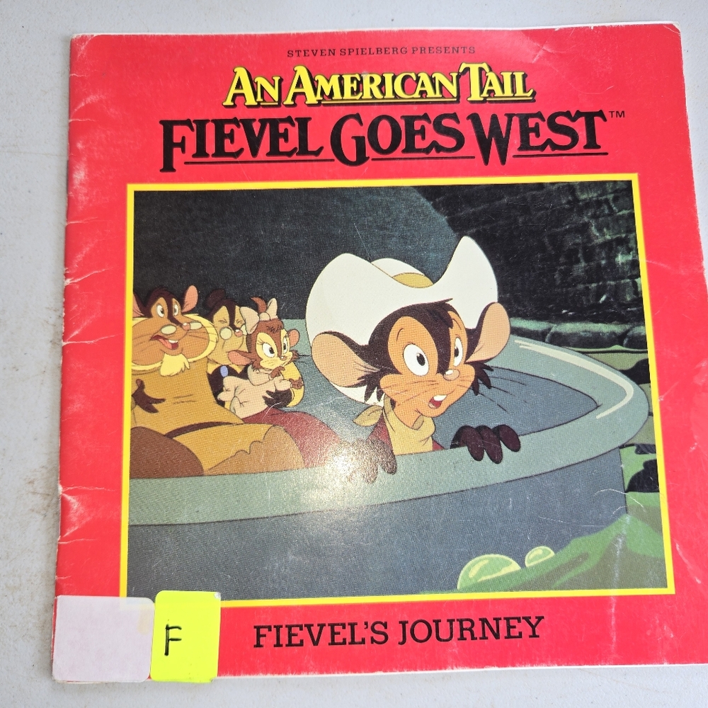 An American Tail Fievel Goes West Children's Book